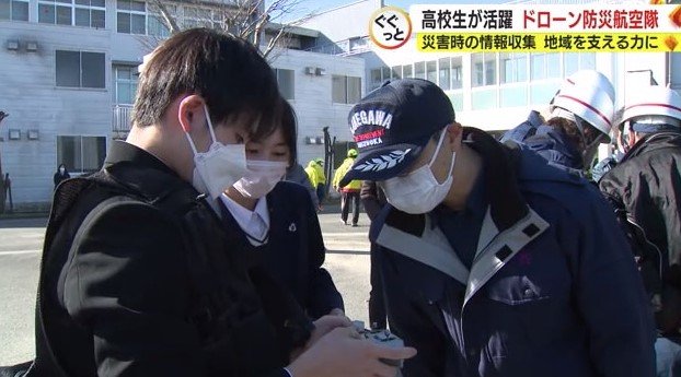 久保田市長（右）も見学