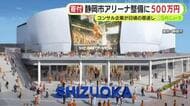 費用のうち25億円を寄付で賄う方針のアリーナ整備　コンサル会社が500万円を寄付　3月末までに集まったのは1億2176万円