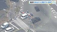 車５台がからむ事故　しまなみ海道・生口島北インター出口付近　８人病院搬送うち１人重傷か　広島・尾道市