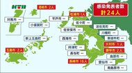 長崎県内で24人が新型コロナウイルス感染 長崎市と壱岐市で新たなクラスター