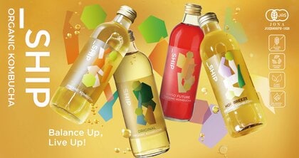 大泉工場、「_SHIP KOMBUCHA」継続摂取による腸内環境調査を実施。ビフィズス菌の平均占有率が2倍に増加。