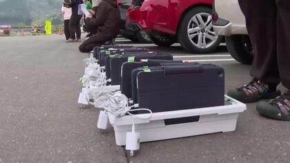 町内すべての学校が休校　学習用のタブレット端末を配布　岩手・大槌町山林火災