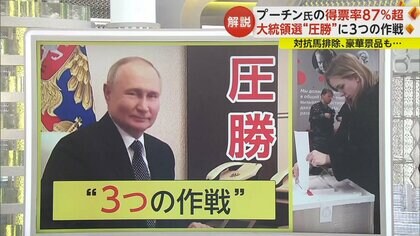 プーチン氏“圧勝”に3つの作戦　アパートが当たる豪華景品“ばらまき”も…強烈な締め付けは「焦り」のあらわれか