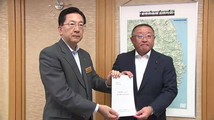 大槌町山林火災の復旧へ県議会が要望書　森林再生や防災対策の強化など　岩手県