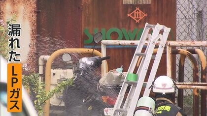 「ガスが噴出している」イオンタウンで建物裏のタンクからLPガス漏れ　店内の客や従業員は全員避難　千葉・市原市