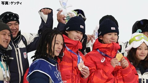 「昔見たヒーローのまんま」金メダル戸塚優斗選手が語る平野歩夢選手へのリスペクト　平野選手「無事生きて帰ってこられてよかったな」