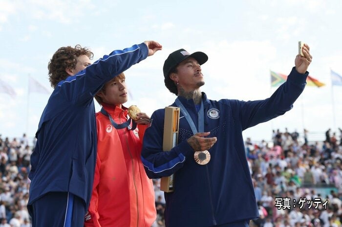 堀米雄斗選手(スケートボード 男子ストリート 金メダリスト)