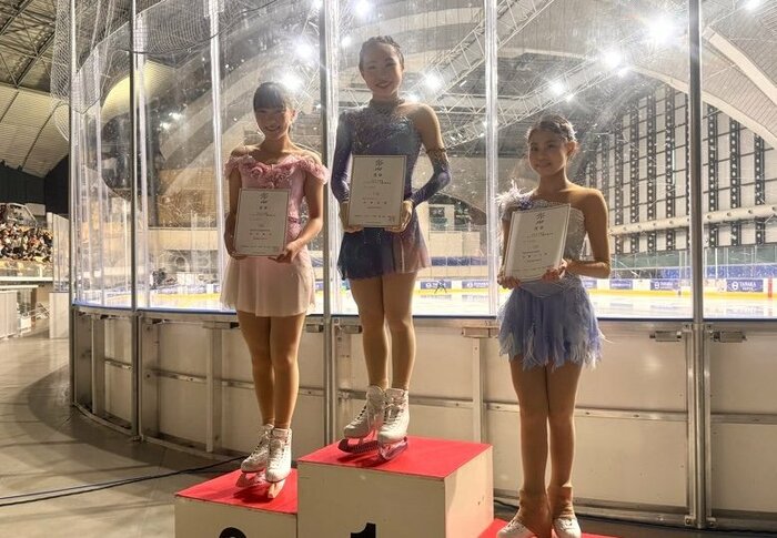 ジュニア女子表彰台（東京選手権）