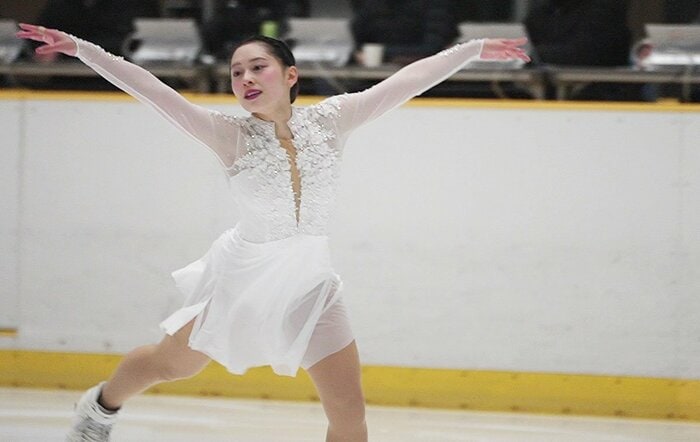 ノーミスで2位についた三宅咲綺のショート（西日本選手権）