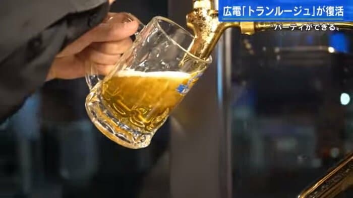 生ビールは飲み放題
