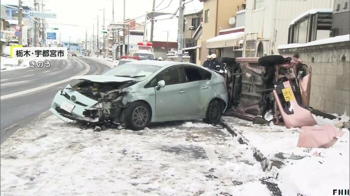 栃木・宇都宮市の事故の様子