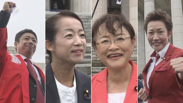 初登院した新人議員ら 2025年8月1日