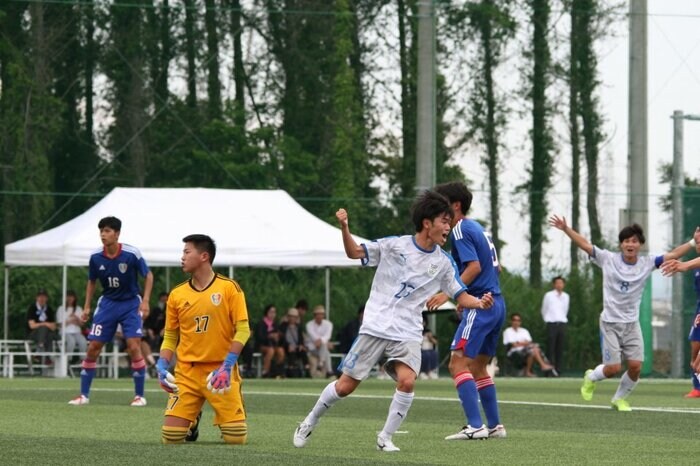 県総体後の県Aリーグvs清水桜が丘戦(提供:磐田東サッカー部)