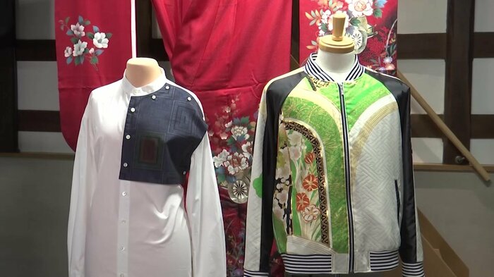 着なくなった着物をリメークして洋服に