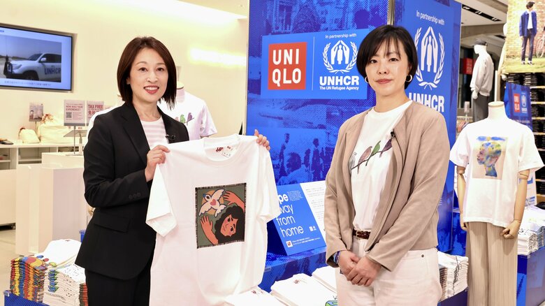 ユニクロの「Tシャツを買う」からアクションを起こす。“遠い世界の話”で終わらせない難民支援｜FNNプライムオンライン
