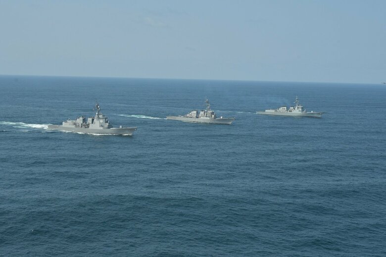 日米韓が共同訓練　弾道ミサイル情報共有の手順を確認｜FNNプライムオンライン