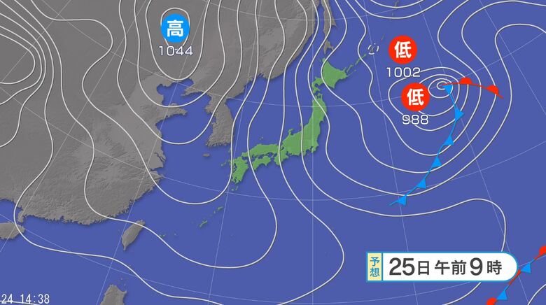 【大雪情報】24時間予想降雪量は北陸・東海80センチ、東北70センチ、関東甲信60センチ、近畿50センチ、北海道40センチ、四国・九州北部20センチ（25日午後6時まで・多い所で）｜FNNプライムオンライン