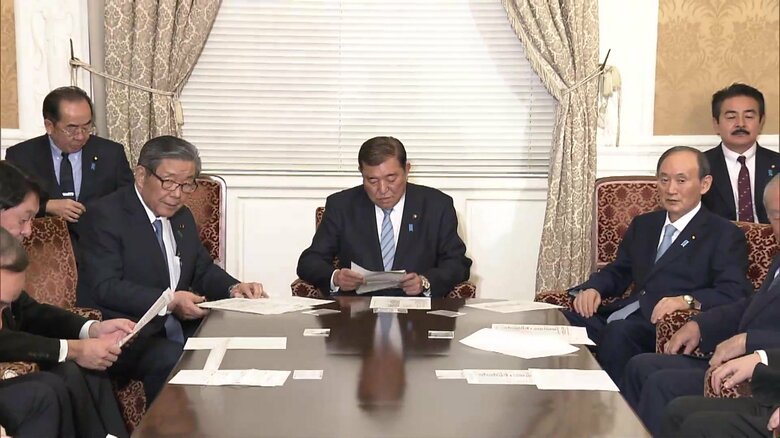 “裏金問題でけじめ”党の会計から「寄付」…自民が石破首相も出席の役員会で正式決定　不記載の総額に相当する総額7億円程度か｜FNNプライムオンライン
