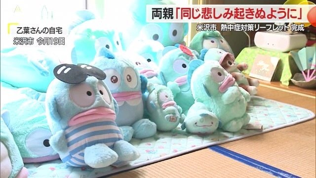 乙葉さんの自宅の部屋には、好きだったキャラクターがたくさん並んでいた