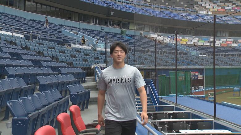 千葉ロッテマリーンズ　田中晴也 投手