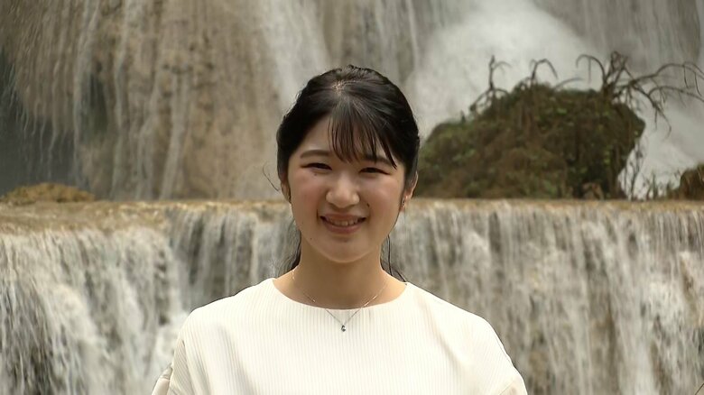 観光名所「クワンシーの滝」を訪問された（11月20日）