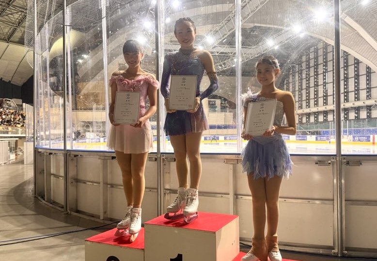 ジュニア女子表彰台（東京選手権）