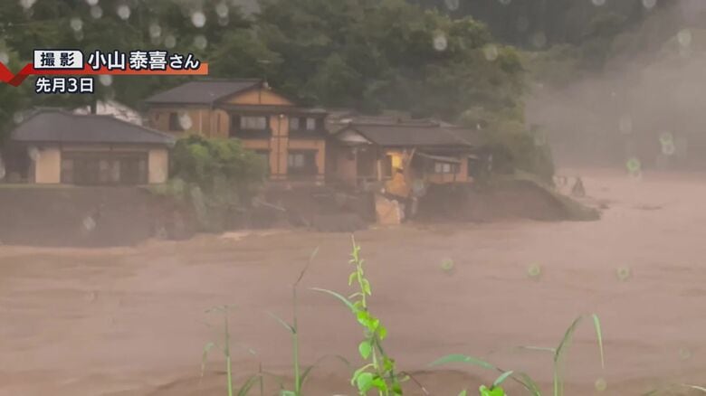 記録的大雨となった8月3日