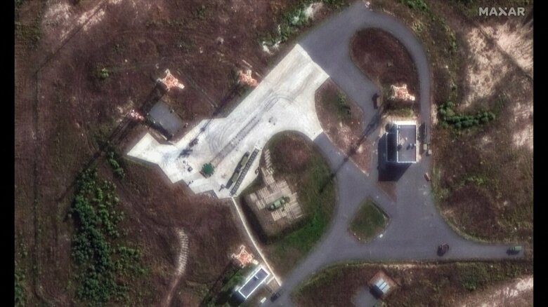 発射試験前のプレセツクのRS‐28ミサイルのサイロ