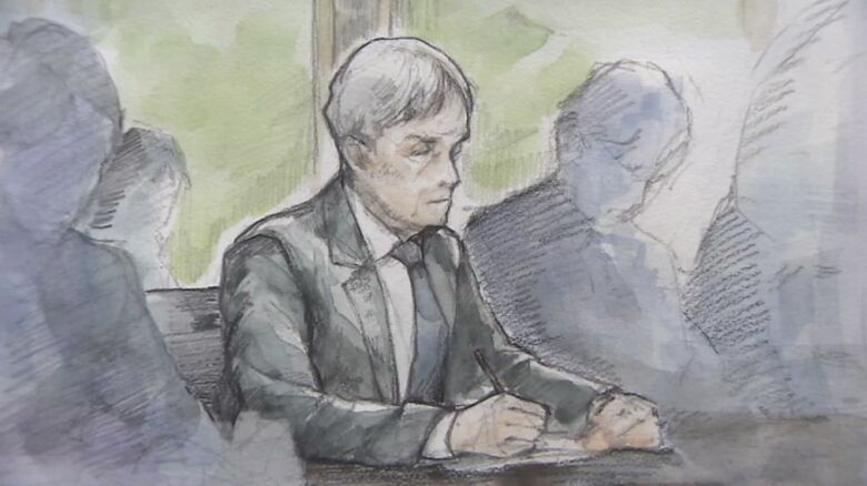 控訴審の法廷での父・敏さん