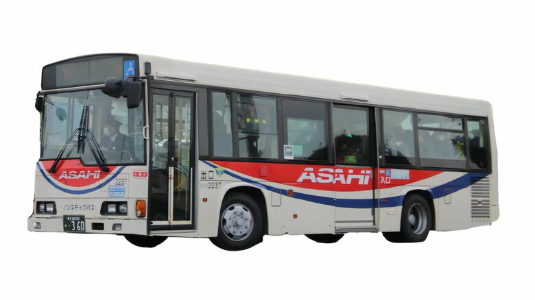 無料巡回バス（画像提供：朝日自動車株式会社）