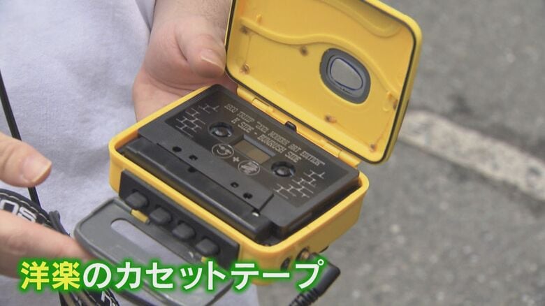 ポータブルカセットプレーヤーで洋楽を