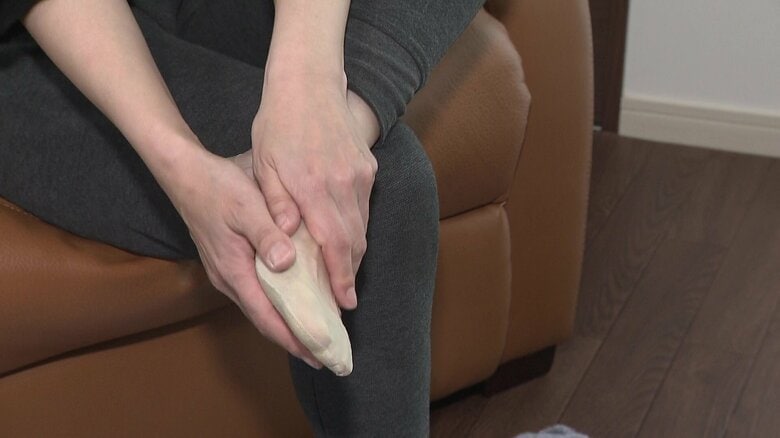 足先も優しくなでる