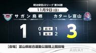 【速報】サガン鳥栖 富山に1-3痛恨の黒星