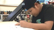 本田圭佑選手も絶賛 …大注目の小学生イラストレーターが贈った似顔絵とは 【沖縄発】