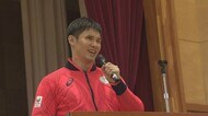 東京パラ競泳 金メダリスト・木村敬一選手「夢中になれるもの見つけて」 長野県の小学校で講演