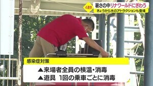 4連休スタート 遊園地も親子連れでにぎわう 山形県上山市 リナワールド