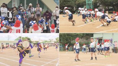 小學校で2年ぶりの運動會「とても記憶に殘る」 コロナ対策で“交代制”も子どもの笑顔あふれる【沖縄発】