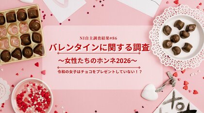女性の約半数が今年チョコを渡す予定 。一方で若年層を中心にバレンタインを実施したことがない人も。