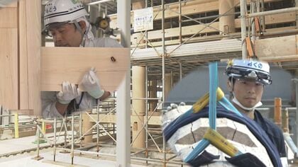 首里城火災から4年　”見せる復興”がテーマ！工事が本格化する首里城正殿の現在【沖縄発】