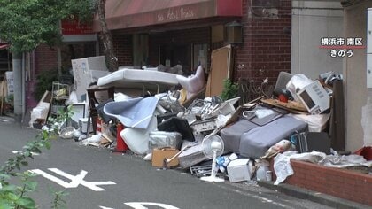 【独自取材】“ドライブスルーのように”相次ぐ不法投棄…住宅街にゴミ山 コロナ禍が影響？取材中も遭遇