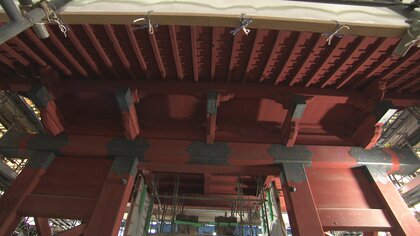 東京大学の「赤門」耐震化工事を初公開　2027年秋ごろ完了予定　国の重要文化財に指定