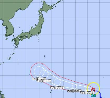【台風情報】台風31号の進路と影響は？最大瞬間風速は65メートル「非常に強い」勢力へと発達…気象予報士「今後の台風情報に注意が必要」