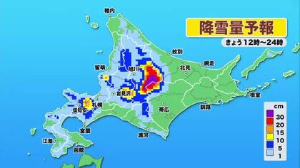 【冬の嵐】午後も暴風と湿り雪…夜が雪のピーク！夜にかけてさらに30センチの降雪…【北海道の天気 28日(火)】