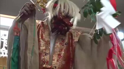 夜を徹して奉納　宮崎県高千穂町で「高千穂の夜神楽」始まる