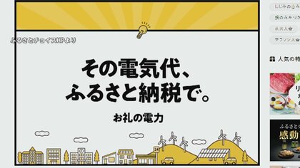 “ふるさと納税”で電気代が払える新しいカタチの「電気の返礼品」が増加　物価高と猛暑のダブルパンチ予想の夏に注目
