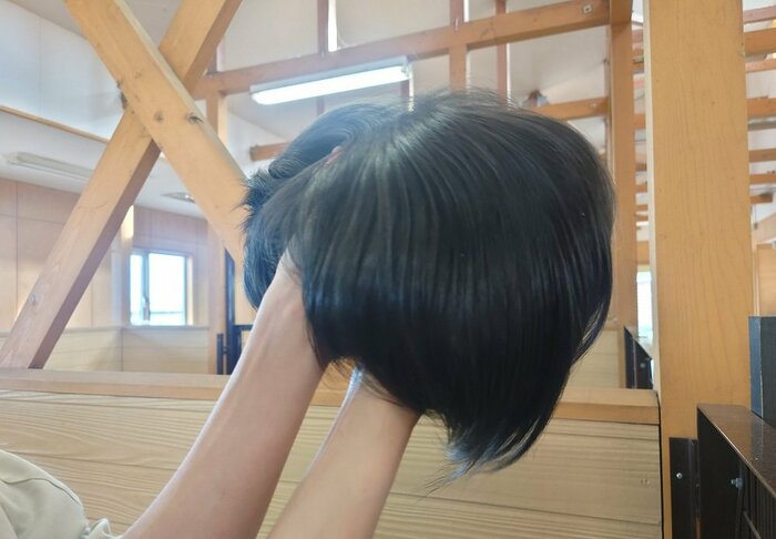 ウィッグ?(提供:おびひろ動物園)