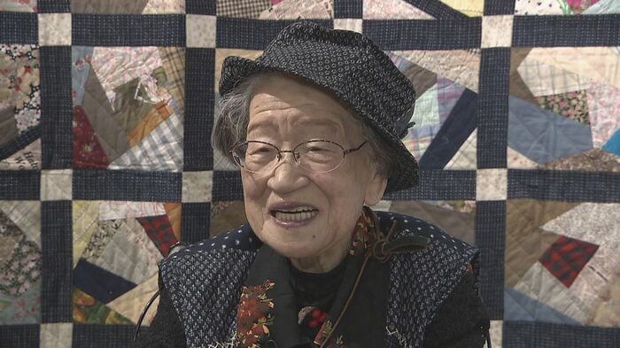 佐藤みい子さん 99歳になった今もパッチワーク作家として活動している