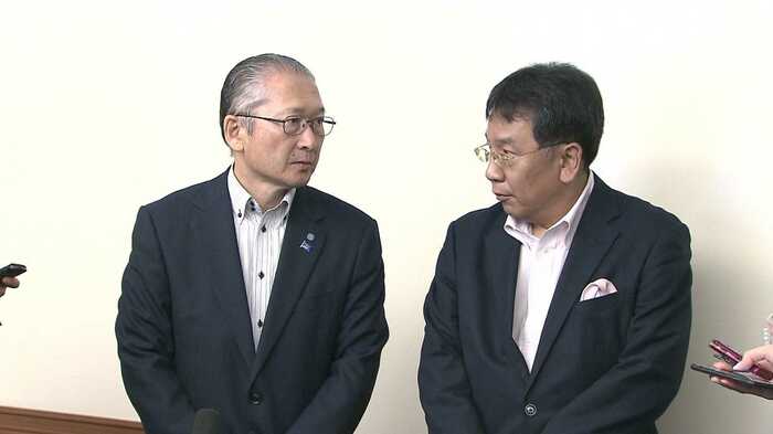連合・神津会長と立憲民主党・枝野代表