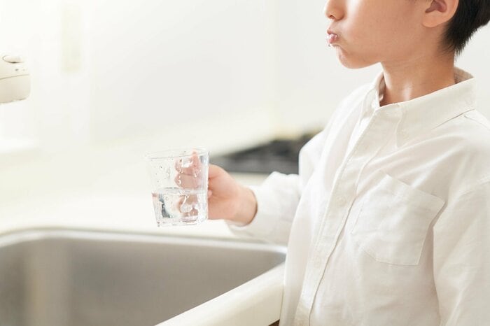 ぶくぶくうがいができる子にはフッ素入りマウスウォッシュが有効（イメージ）