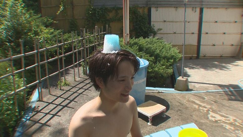 頭からも涼！暑さ吹き飛ばす“かき氷シャンプー”「自分がかき氷になったような気分」氷＋メンソールで爽快感！新潟｜FNNプライムオンライン